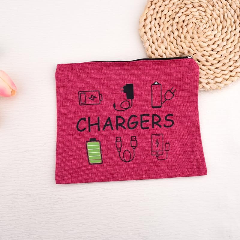 Chargers Electronic Accessories Storage Bag Travel Tech Organizer Pouch - Image 6