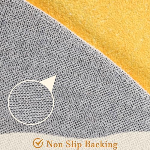 Topotdor Round ABC Area Rug, 71 Inch Soft Floor Carpet - Image 6