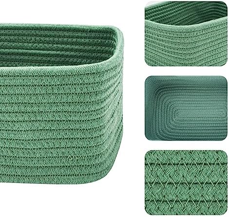 MiniArk Small Storage Baskets for Organizing | Closet Organizer Bins | Shelf - Image 3