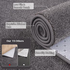 Keeko 6x9 Area Rugs for Living Room, Soft Washable Memory Foam Bedroom Rug - Image 3