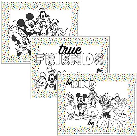 J.L. Childress Disney Baby ColorMe Disposable Placemats 24 Pack by JLChildressCoIncUSBaby