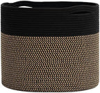 Goodpick Wicker Blanket Basket Living Room, Toy Storage by Goodpick