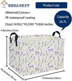 Rectangle Girls Baskets Flower Basket Cute Storage Bin Organizer Box - Image 2