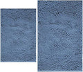 BOANKODU Bathroom Rugs Sets 2 Piece, Extra Soft Chenille Bath Mat Absorbent by BOANKODU
