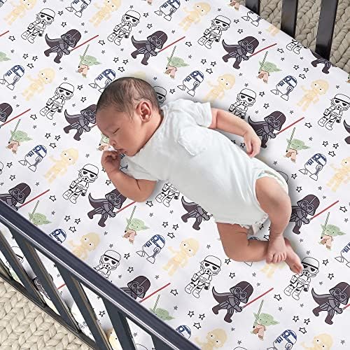 Lambs & Ivy Star Wars Classic 3-Piece Baby Crib Bedding Set - Image 5