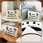 Funny Men Shaver Storage Bag for Dad Husband Father Day Gifts Zipper Makeup - Image 4