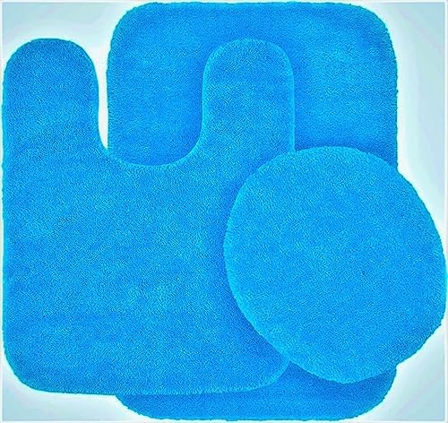 #6 Bath Mat, Contour Mat, and Lid Cover, by Unknown