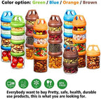 SELEWARE Orange Stackable Snack Containers - Image 6