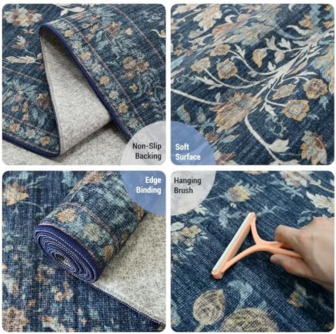 Washable Area Rugs 5'x7', Ultra Soft Carpet - Image 4