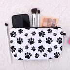 Dog Footprint Makeup Bag Pet Paw Cosmetics Pouch - Image 3