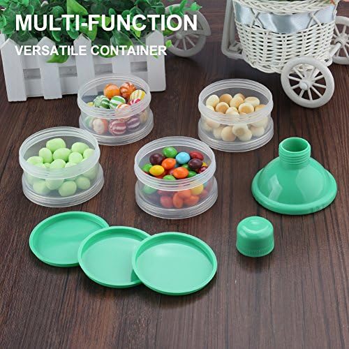 Accmor Formula Dispenser On The Go, 4 Compartments Stackable Formula Container - Image 3