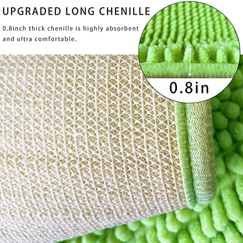 Chenille Bath Mat Non-Slip Microfiber Floor Mat Baby Bath Mat - Image 5