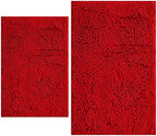 BOANKODU Bathroom Rugs Sets 2 Piece, Extra Soft Chenille Bath Mat Absorbent by BOANKODU