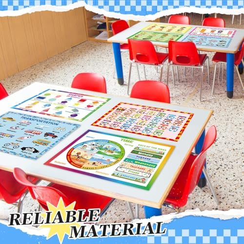 Mifoci 8 Pcs Educational Placemats - Image 2