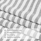 ASPMIZ Farmhouse Cotton Linen Valances - Image 6