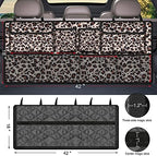 Femuar Car Trunk Organizer, Large Capacity Backseat Trunk Organizer, - Image 3