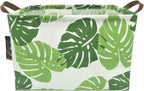 Rectangle Green Storage Basket, Clothes Basket - Image 2