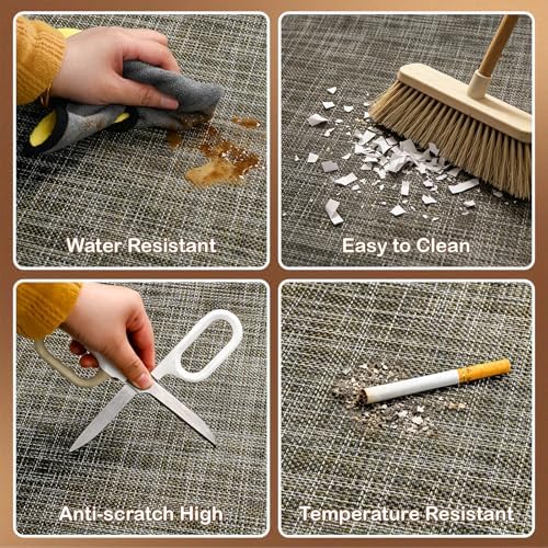 Office Chair Mat for Hardwood Floor, Heavy Duty Textilene Floor Protector for - Image 6