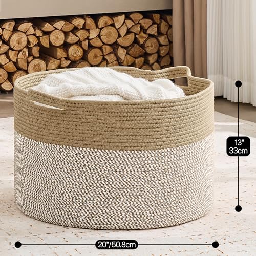 KAKAMAY Large Blanket Basket - Image 5