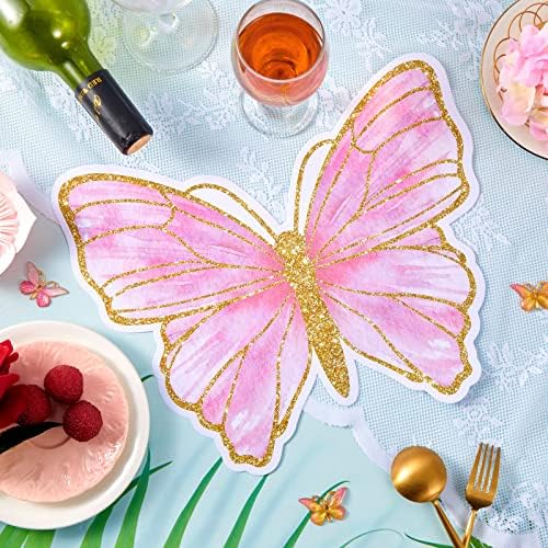 Harloon 50 Pcs Butterfly Paper Placemats - Image 4