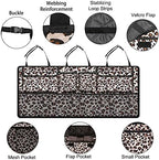 Femuar Car Trunk Organizer, Large Capacity Backseat Trunk Organizer, - Image 4