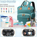 SHITIESHOU Diaper Bag Backpack Baby Bag, Baby Girl Boy Diaper Bag - Image 2