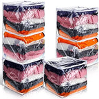 Shappy 6 Packs Clear Plastic Storage Bags by Shappy