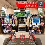 Helteko Backseat Car Organizer, Kick Mats Back Seat Protector - Image 2