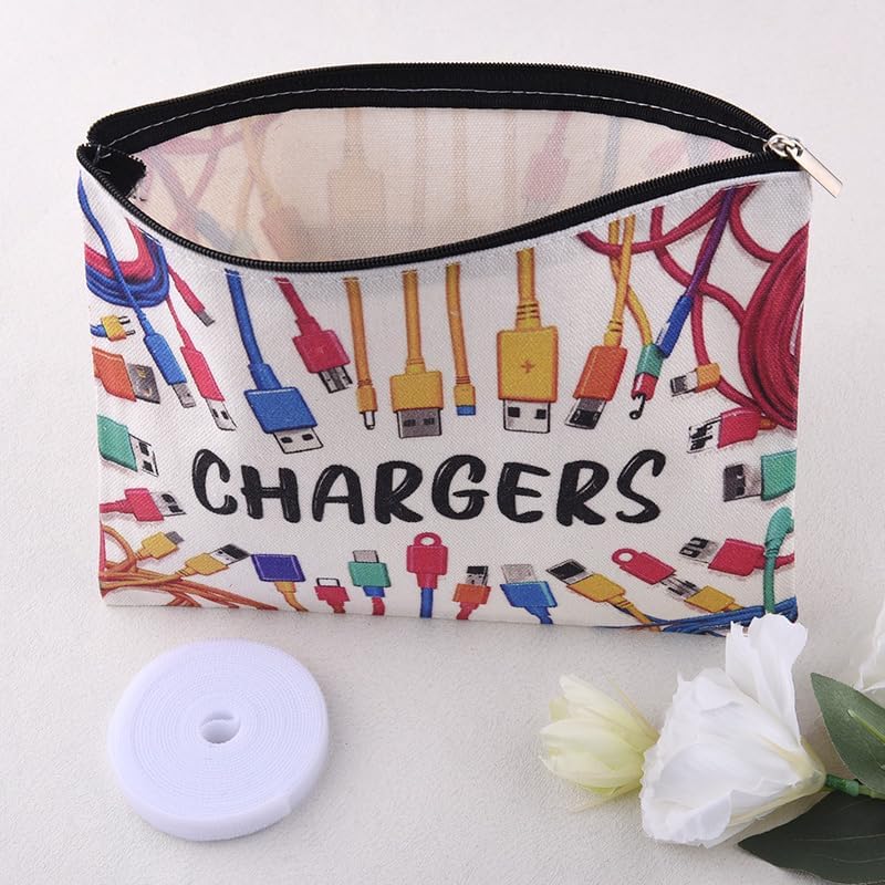 Chargers Organiser Bag for Cord Cable Plug Storage Zipper Organizer Pouch for - Image 7