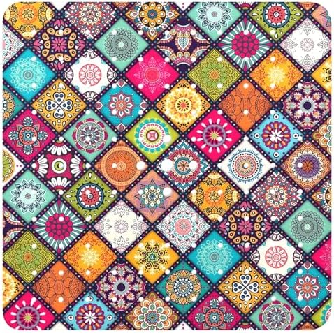 Bathtub Mat Non Slip, Bohemia Square Bath tub Mat Shower Floor Mat by BathtubMat