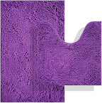 BOANKODU Bathroom Rugs Sets 2 Piece, Absorbent Bath Mat by BOANKODU