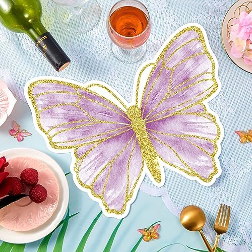Harloon 50 Pcs Butterfly Paper Placemats - Image 4