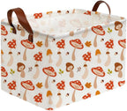 Sanjiaofeng Rectangular Kids Basket Cute Storage Bins, Mushroom Storage Basket by Sanjiaofen