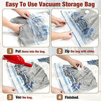 Vacuum Storage Bags, 10 Large Vacuum Seal Bags - Image 3