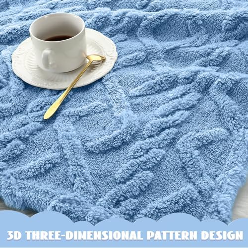 VitalCozy 4 Pcs Fleece Baby Blankets 3D Plush Soft Newborn - Image 3