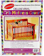 Deluxe Vinyl Zippered Crib Mattress Cover Full Encasement 28" x 52" Standard - Image 6