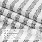 ASPMIZ Farmhouse Kitchen Curtains 24 Inch Length, 2 Panels - Image 4