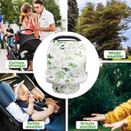 Nursing Cover Breastfeeding Scarf, Car Seat Covers - Image 4