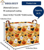 Rectangle Kids Baskets Halloween Basket Candy Storage Bin - Image 2