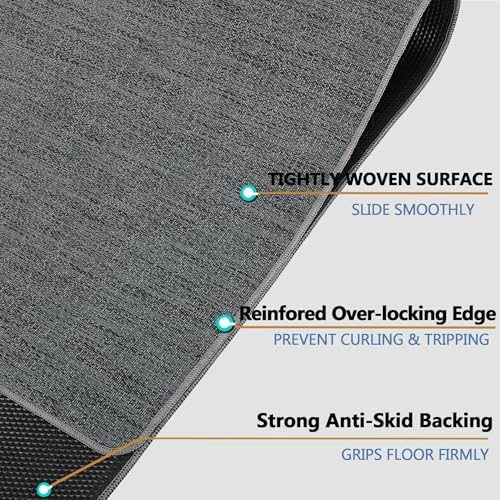 Chair Mat for Hardwood & Tile Floor, Anti Slip, Floor Protector for Home Office - Image 3