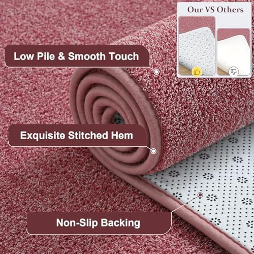 Keeko 4x6 Area Rugs for Living Room, Soft Washable Memory Foam Bedroom Rug - Image 5