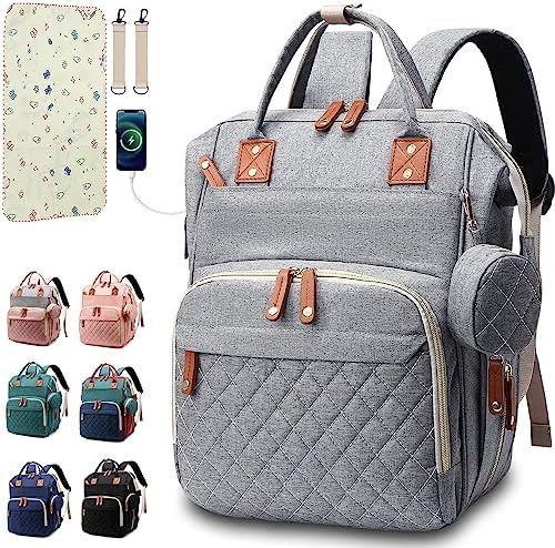 SHITIESHOU Diaper Bag Backpack Baby Bag, Baby Girl Boy Diaper Bag by SHITIESHOU