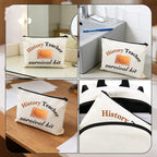 History Teacher Zipper Makeup Storage Bag Funny Historian Christmas Retirement - Image 4