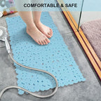 Bathtub Mat Non Slip Pebble Bath Shower Mat 35"X16" - Image 4