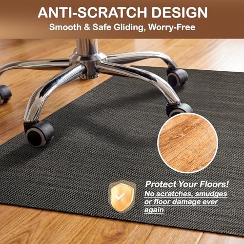 Office Chair Mat for Hardwood Floor, Heavy Duty Textilene Floor Protector for - Image 4