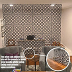 Stepstall 12 Pcs PVC Hanging Room Divider, Thick Decorative Flower Design Room - Image 5