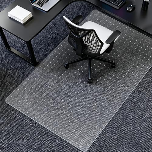 AiBOB Office Chair Mat for Carpet, Easy Chair Movement Hard Clear Carpet Chair by AiBOBGoodValueChairmatforFloorProtection