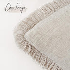 Foindtower Decorative Linen Fringe Throw Pillow Covers 26×26 Inch - Image 3