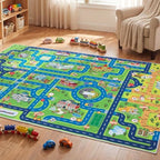 Esup 4'x6' Non-Slip Kids Rugs Safety Carpet Educational Playground Mat - Image 6