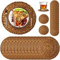 Geosar 200 Pcs Woven Disposable Paper Placemats Set 12x14 Inch by Geosar